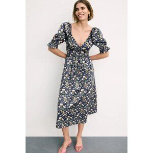 Hill House Blue Ophelia Midi Dress XS